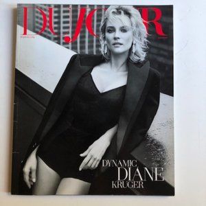 DuJour Magazine Winter 2017 Diane Kruger Cover Fashion Celebrity Hollywood